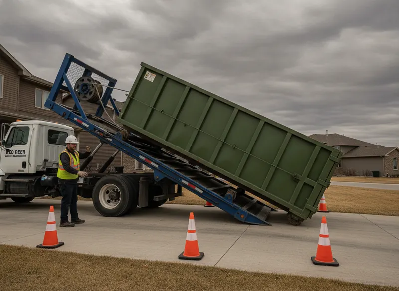Dumpster Rental β service in action (intro)