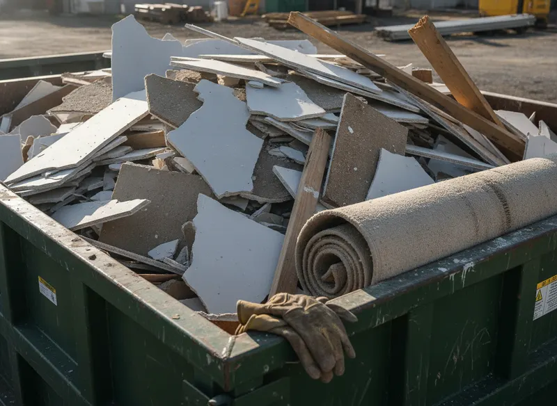 Renovation Debris Removal β what goes in the bin (included)