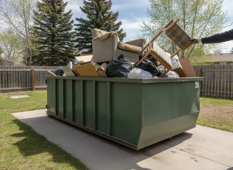 Roll-Off Bin Delivery β what goes in the bin (included)