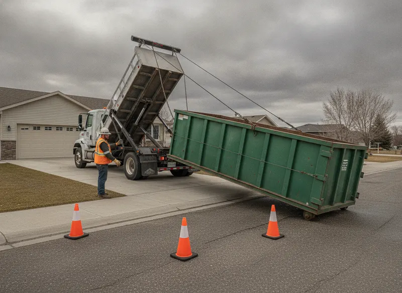 Roll-Off Bin Delivery β delivery process (approach)
