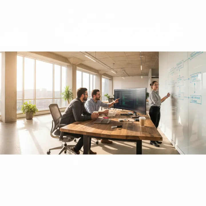 Software Development feature section image