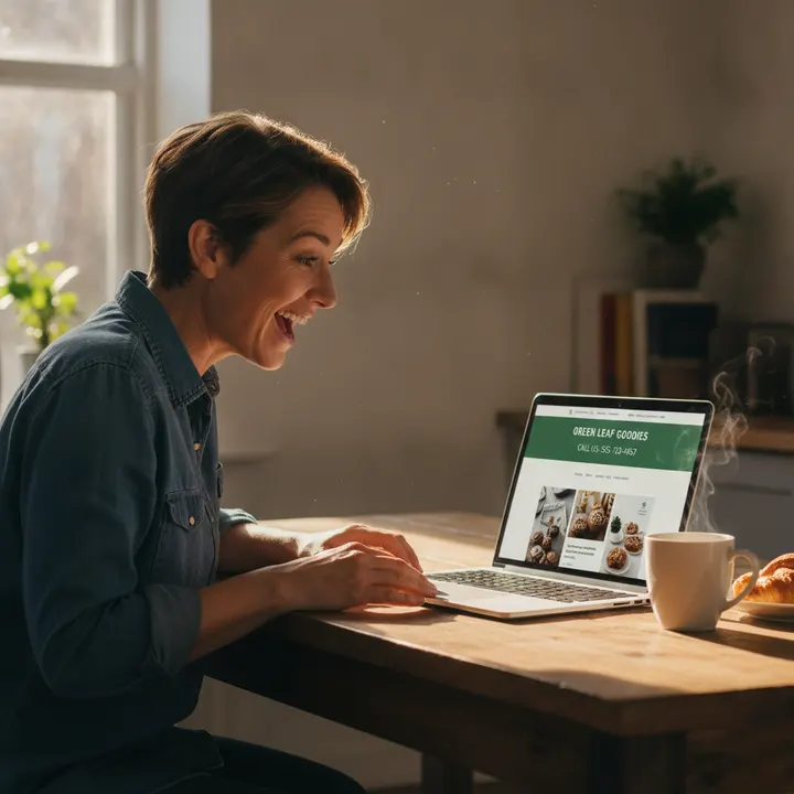 Free Trial — business owner discovers new website