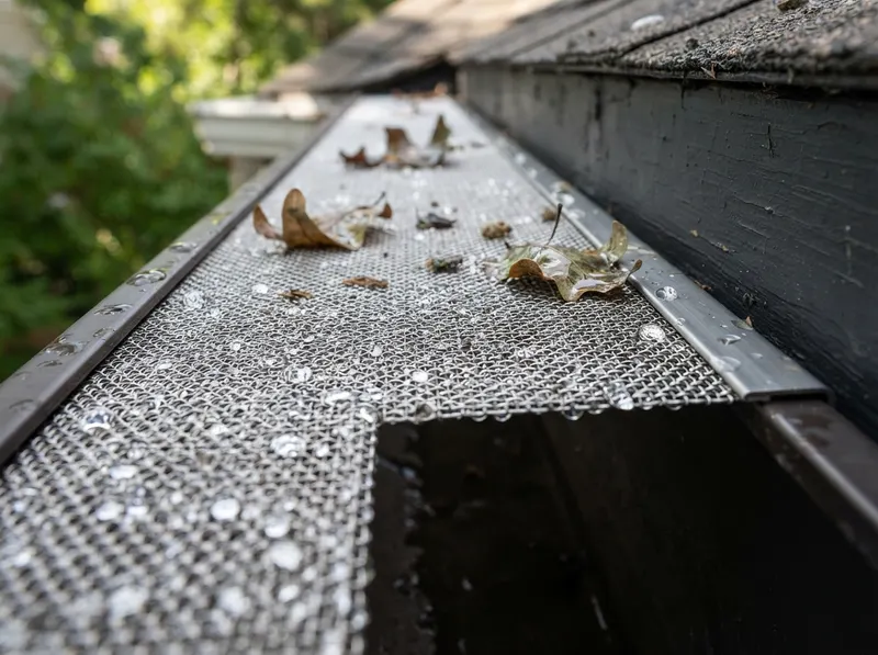 Gutter Guard inline 1 β micro-mesh detail