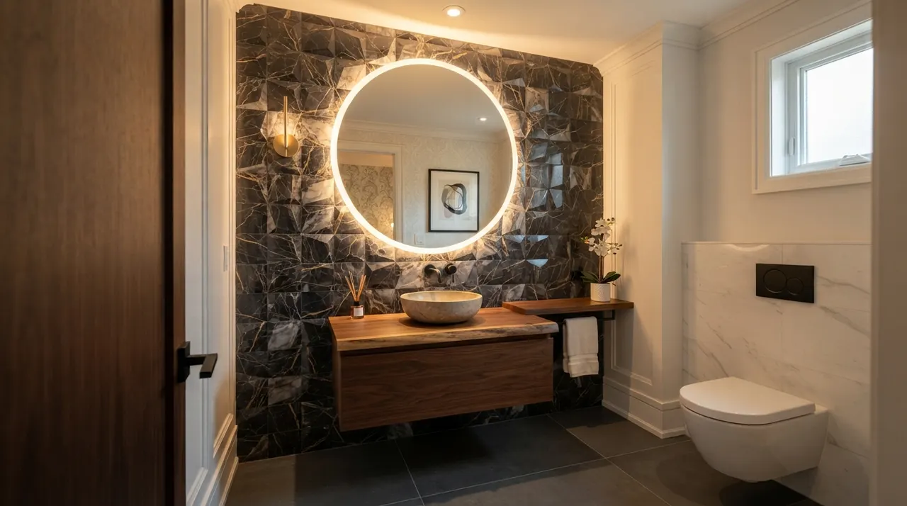 Feature — Small Bathroom & Powder Room