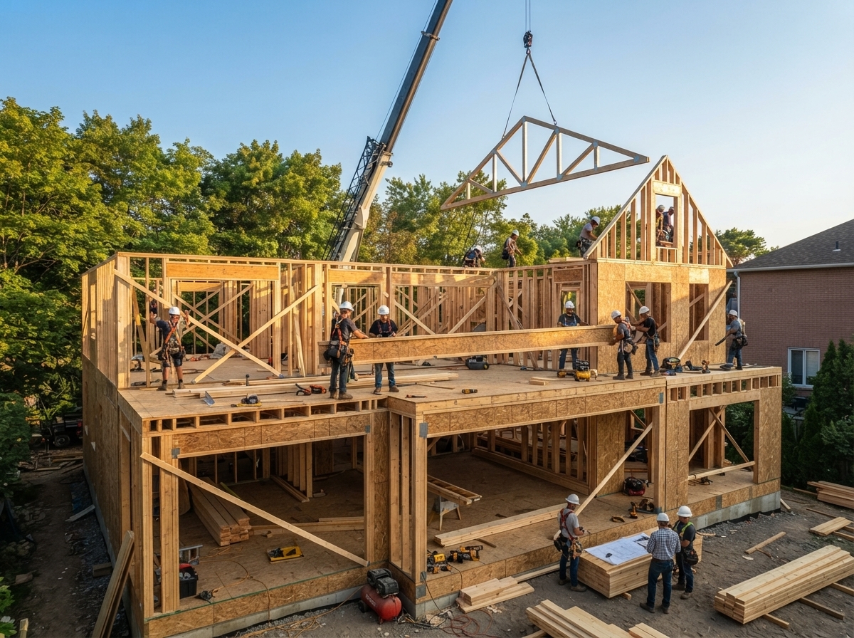 Custom Homes Framing service image