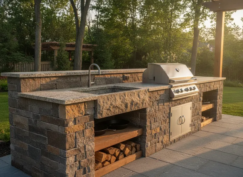 Stone & Masonry Outdoor Kitchens
